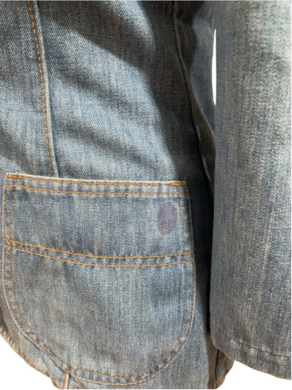 Vntg 70’s Women's Levi's Blue Denim Jean Jacket/Blazer with pockets - Picture 4 of 9